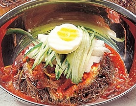 Bibimnaengmyun - Spicy Buckwheat Noodles - 비빔냉면