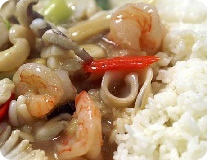 Japtangbop - Stir-Fried Seafood With Rice - 잡탕밥