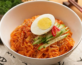 Bibim Guksu - Sweet & Spicy Cold Noodles - 비빔국수