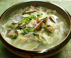 Kalguksu - Wheat Noodle Soup ("Knife Soup") - 칼국수