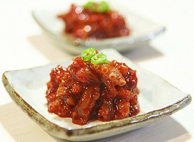 Nakji Jutgal - Spicy Pickled Octopus - 낙지젓갈