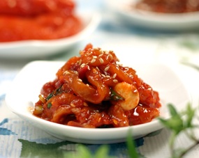 Ojinguh Jeotgal - Spicy Pickled Squid - 오징어젓갈