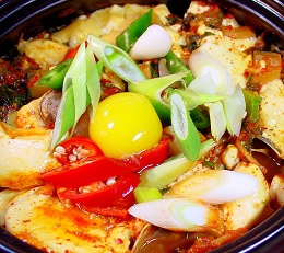 Soondooboo Chigae- Spicy Soft Tofu Stew - 순두부찌개