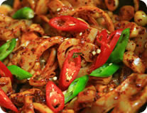 Spicy Squid Stir-Fry